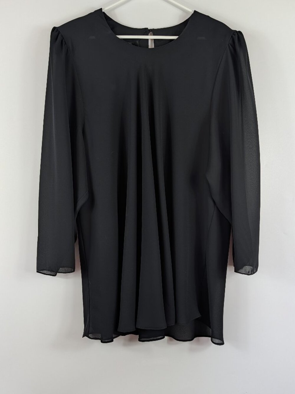 Vintage Lida Caputo Semi Sheer Long Sleeve Blouse 26W